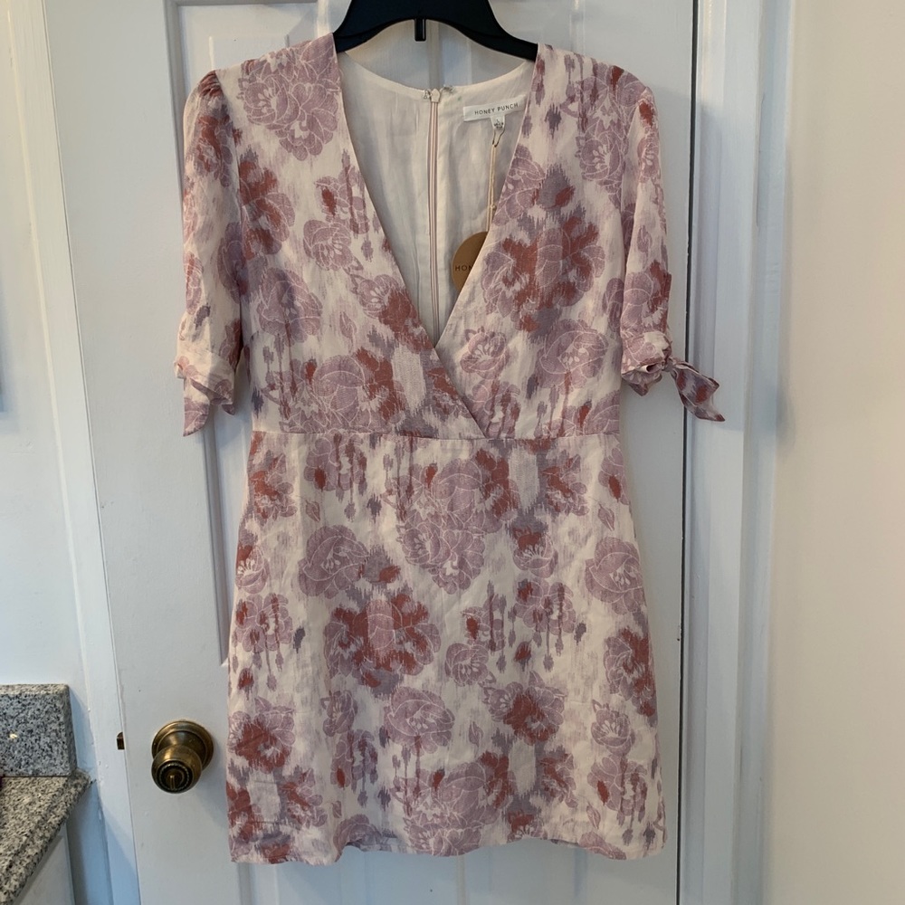 Honey Punch Romantic Floral 🌸 Dress - NWT
